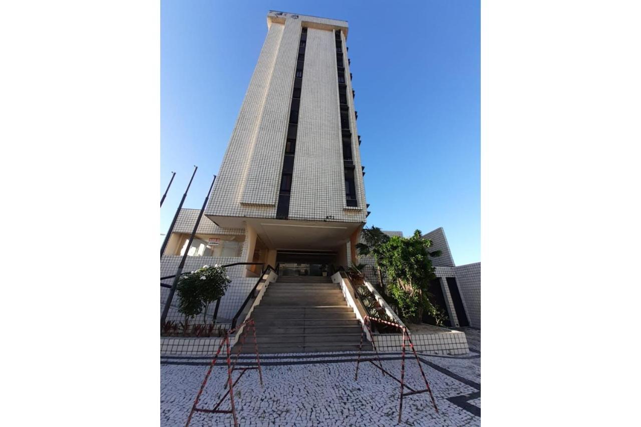 605 Flat Mobiliado Com Vista Lateral Mar Na Praia De Iracema Com Ventilador Форталеза Экстерьер фото